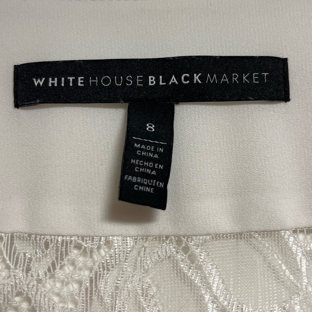 White House Black Market Bell Sleeve Blouse - Picture 3 of 5